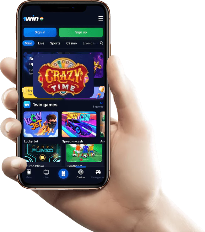 Simple steps how to start playing Crazy Time Live Game at 1win